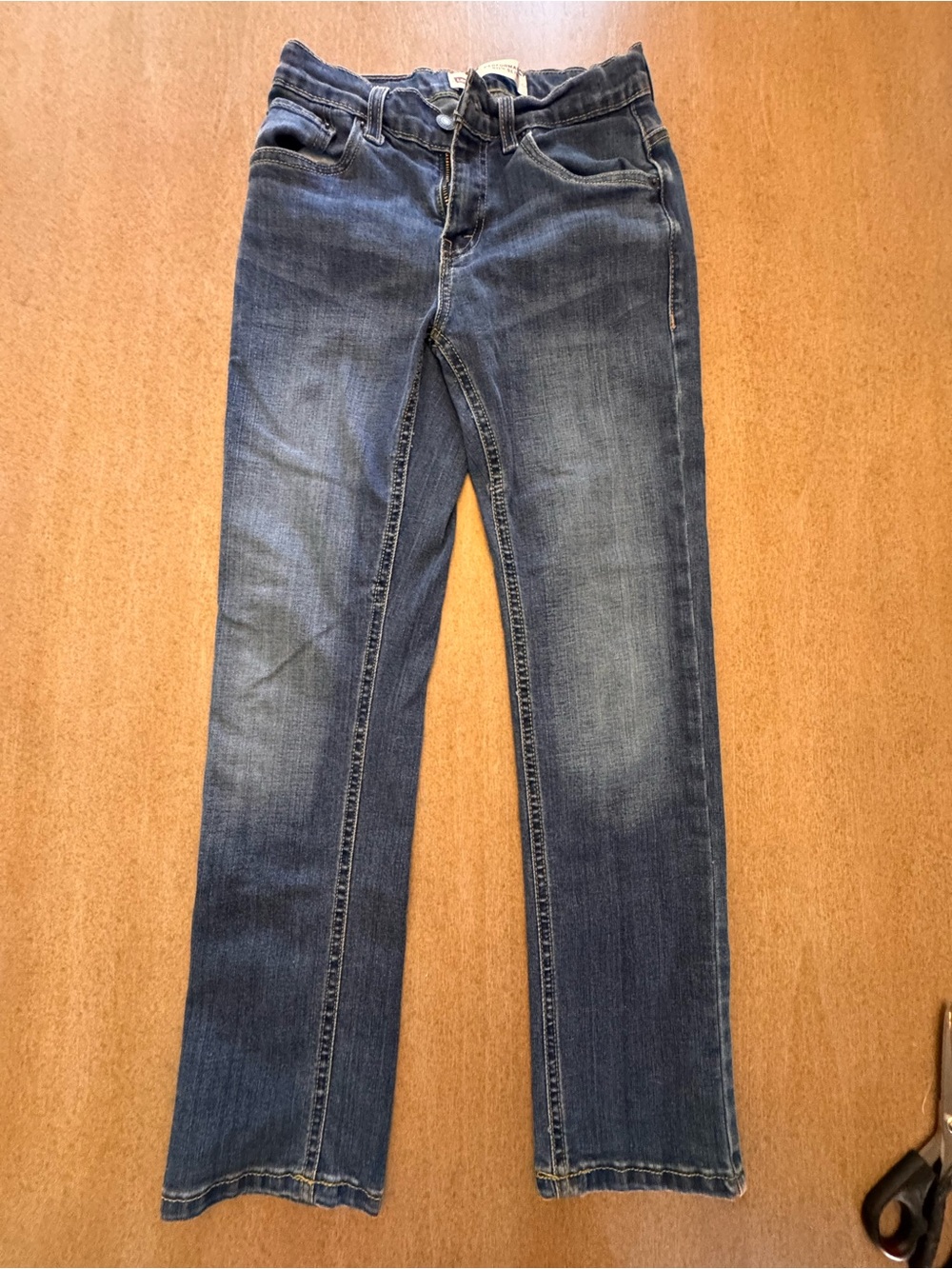 Levi's Kids Medium Blue Straight-Leg Jeans